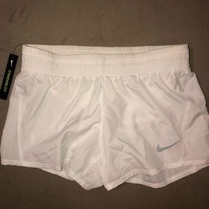 NWT Nike white running shorts